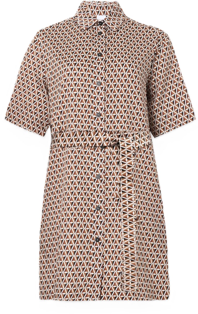 Max Mara Jackets Cammello Stampa Mattonella Beige