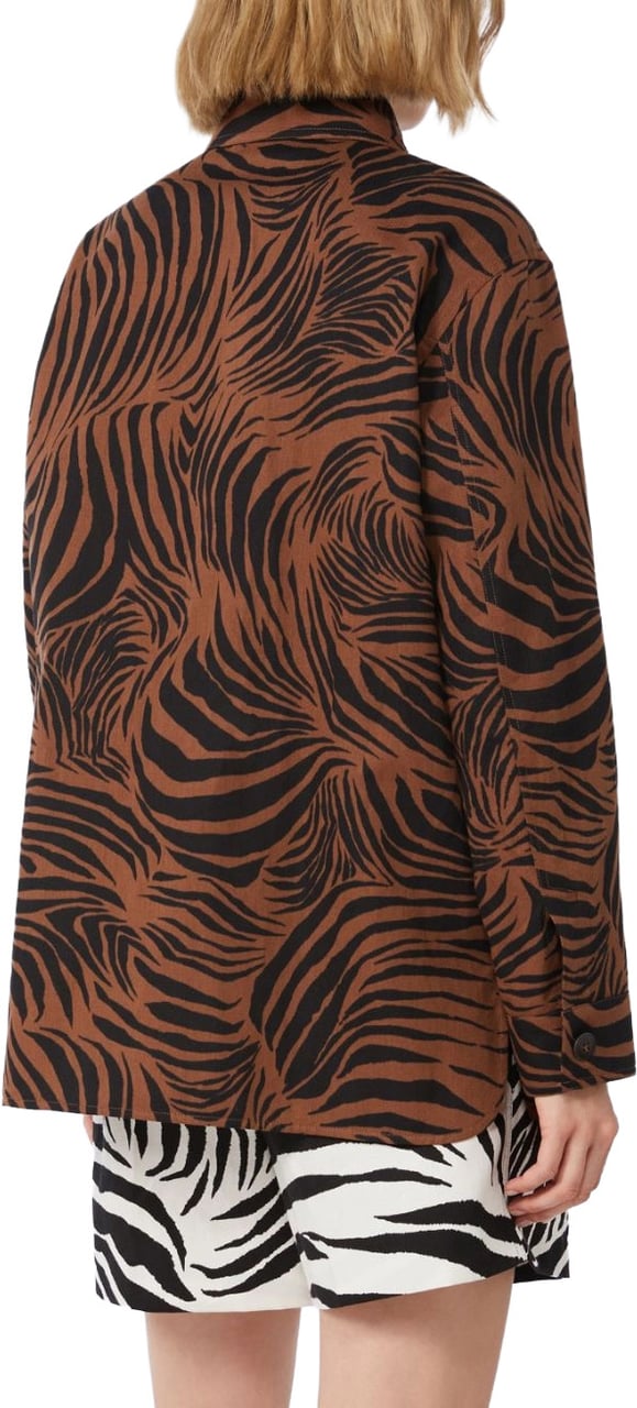 Max Mara Jackets Marrone Dis.Vari Bruin