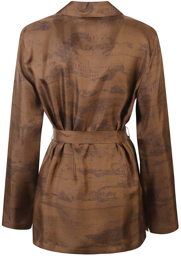 Max Mara Shirts Cioccolato Bruin