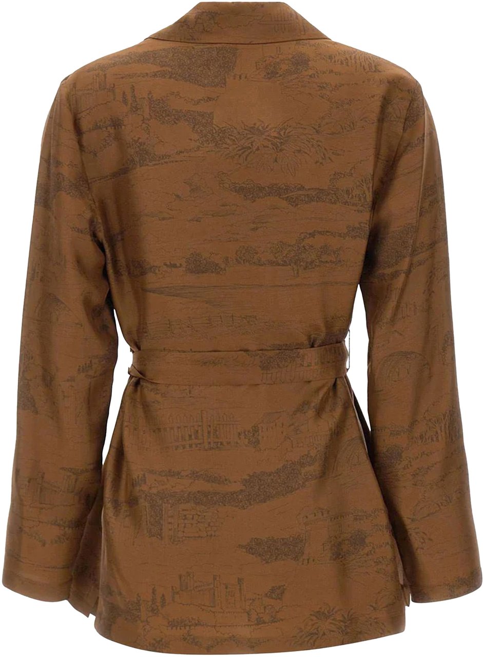 Max Mara Jackets Cioccolato Bruin