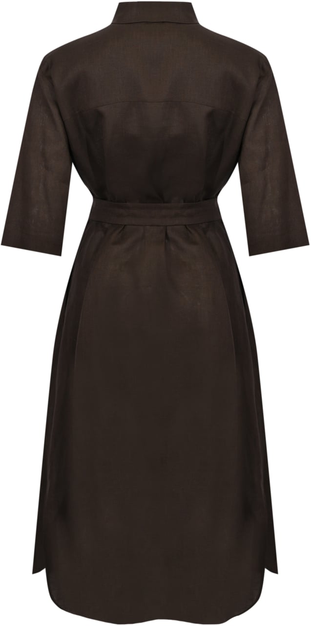 Max Mara Dresses Testa Moro Bruin