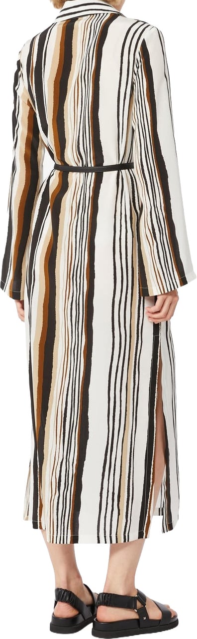 Max Mara Dresses Coloniale Jacq Riga Verticale Wit