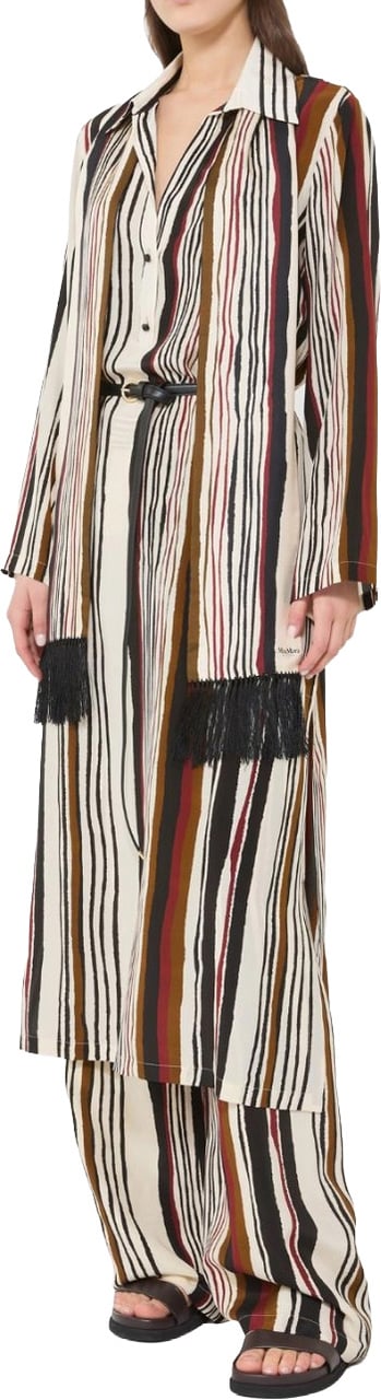 Max Mara Dresses Mattone Rosso Jacq Riga Vertic Divers