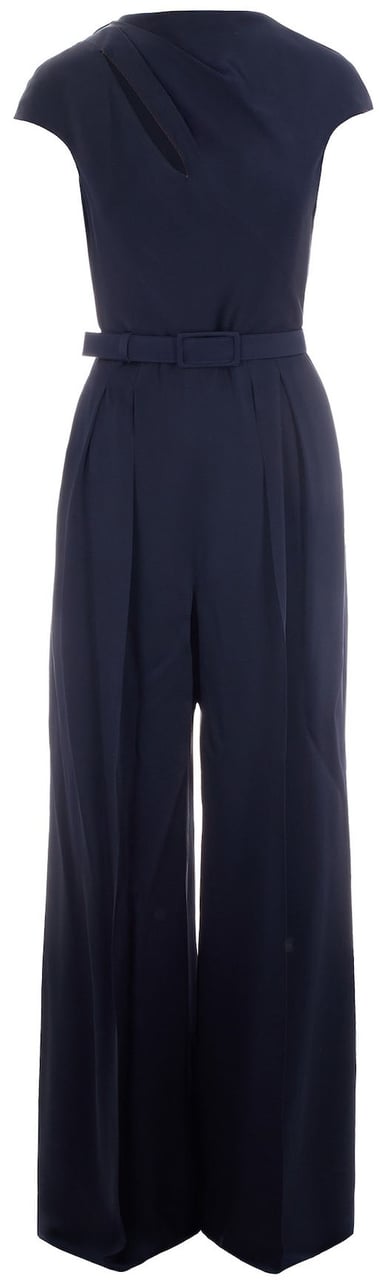 Max Mara Trousers Blue Blauw