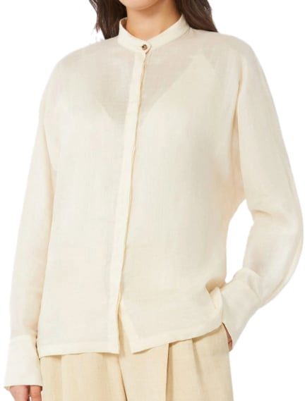 Max Mara Shirts Beige Wit