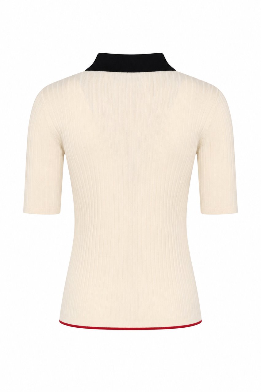 Max Mara Sweaters Bianco Blu Wit