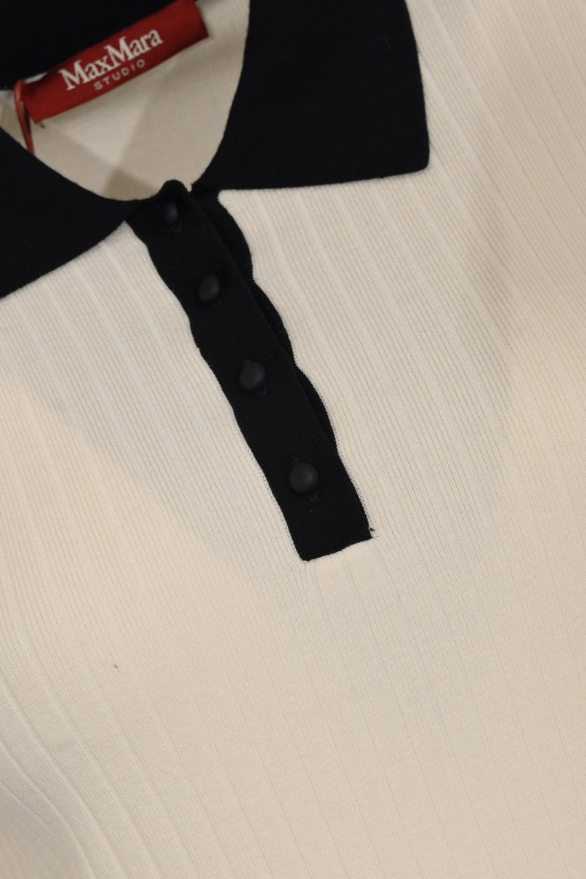 Max Mara Sweaters Bianco Blu Wit