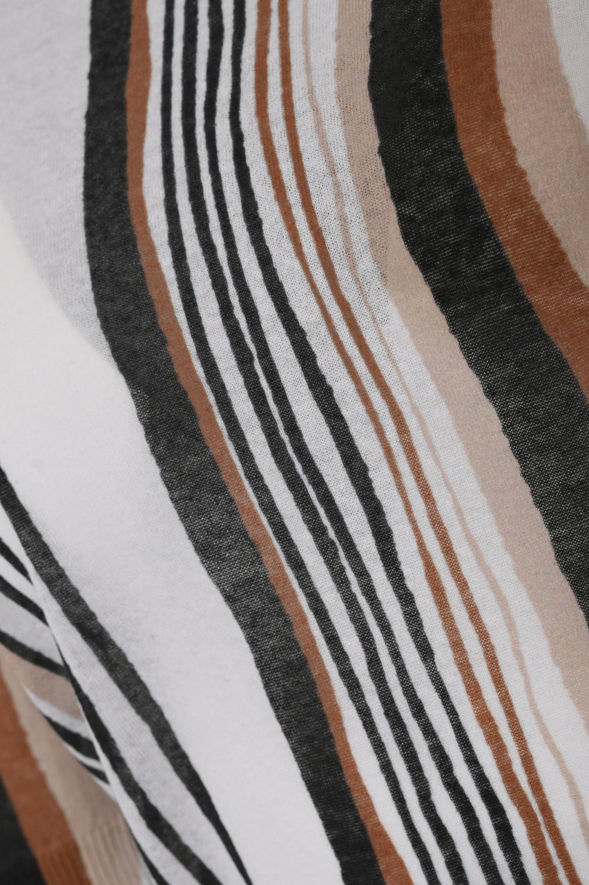 Max Mara Sweaters Bianco/Marrone Wit