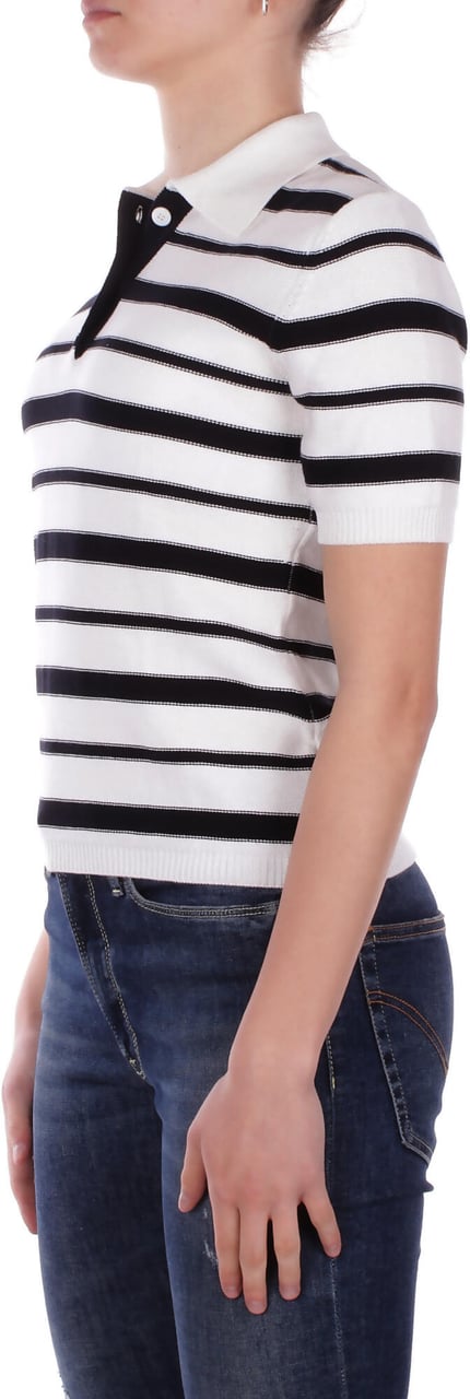 Max Mara Sweaters Bianco Blu Wit