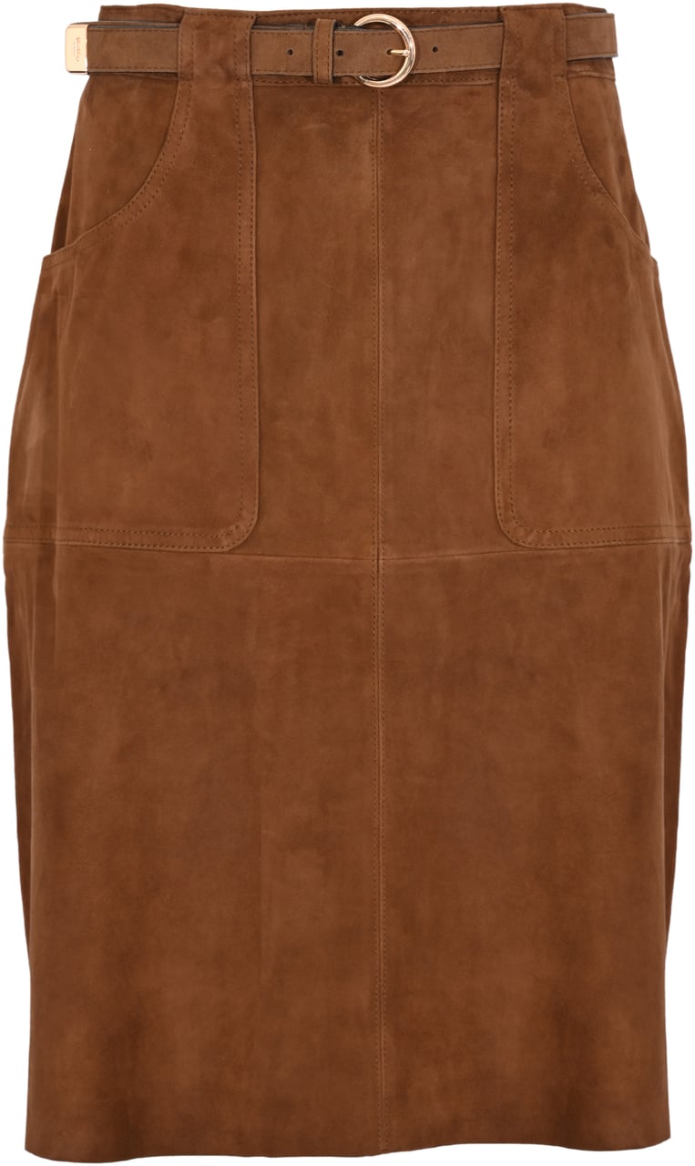 Max Mara Skirts Cioccolato Bruin