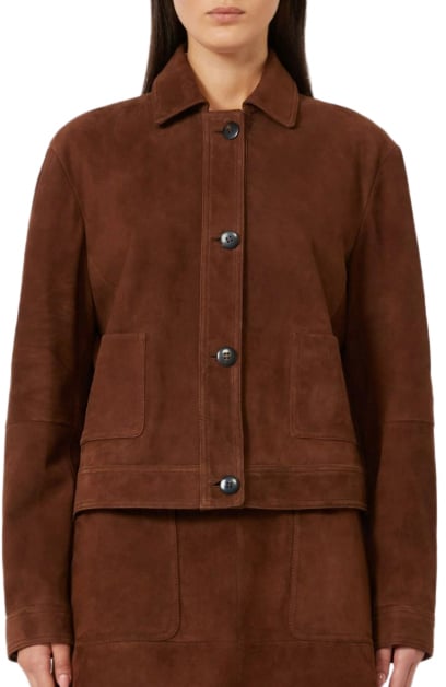 Max Mara Jackets Cioccolato Bruin