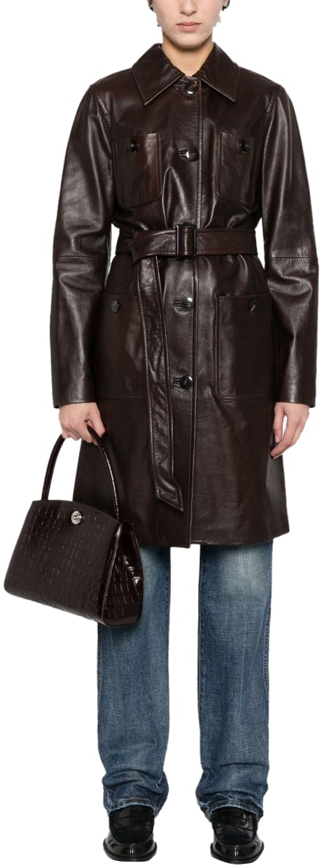 Max Mara Coats Brown Bruin