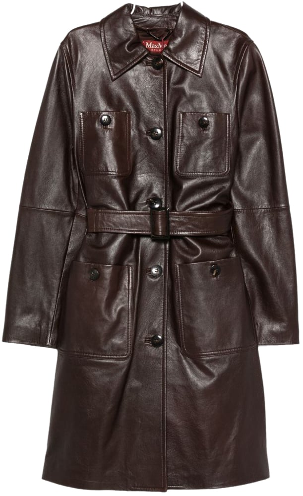 Max Mara Coats Brown Bruin