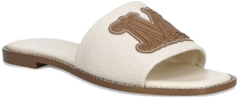 Max Mara Sandals Cammello Wit
