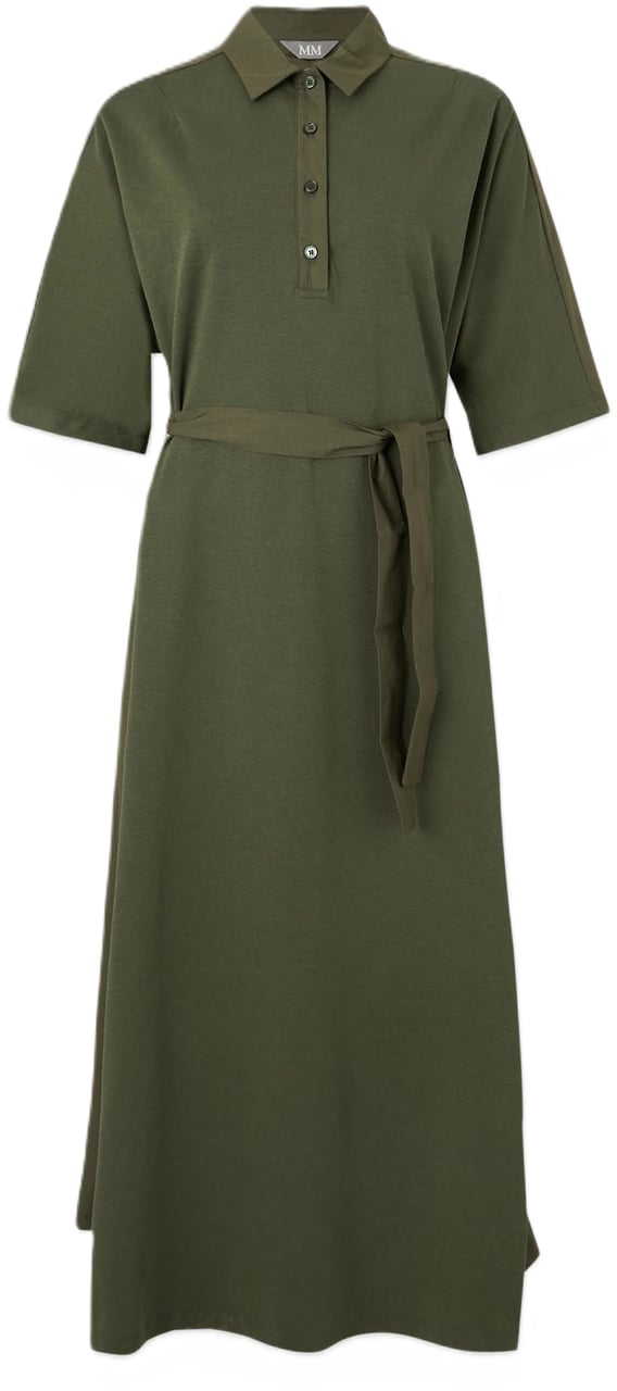 Max Mara Dresses Verde Muschio Donkergroen