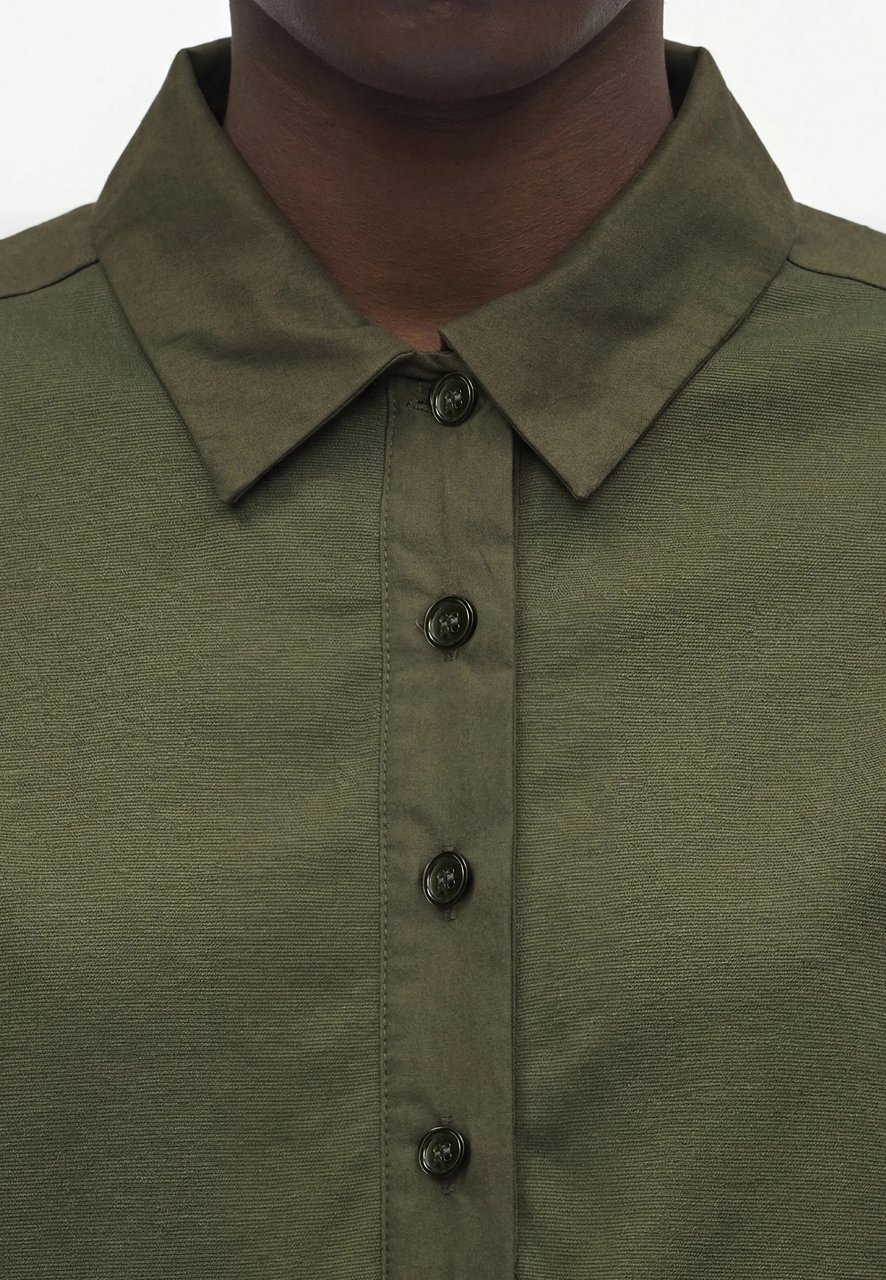 Max Mara Dresses Verde Muschio Donkergroen