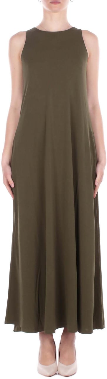 Max Mara Dresses Muschio Donkergroen