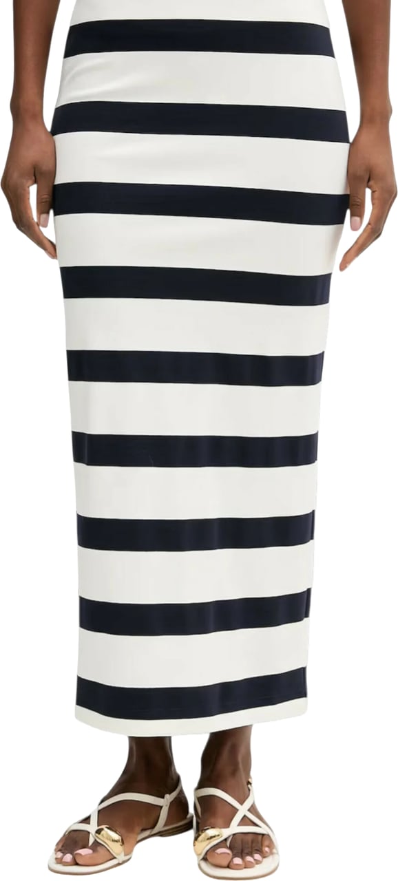Max Mara Skirts Blu Marino Rigato Navy