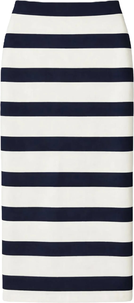 Max Mara Skirts Blu Marino Rigato Navy