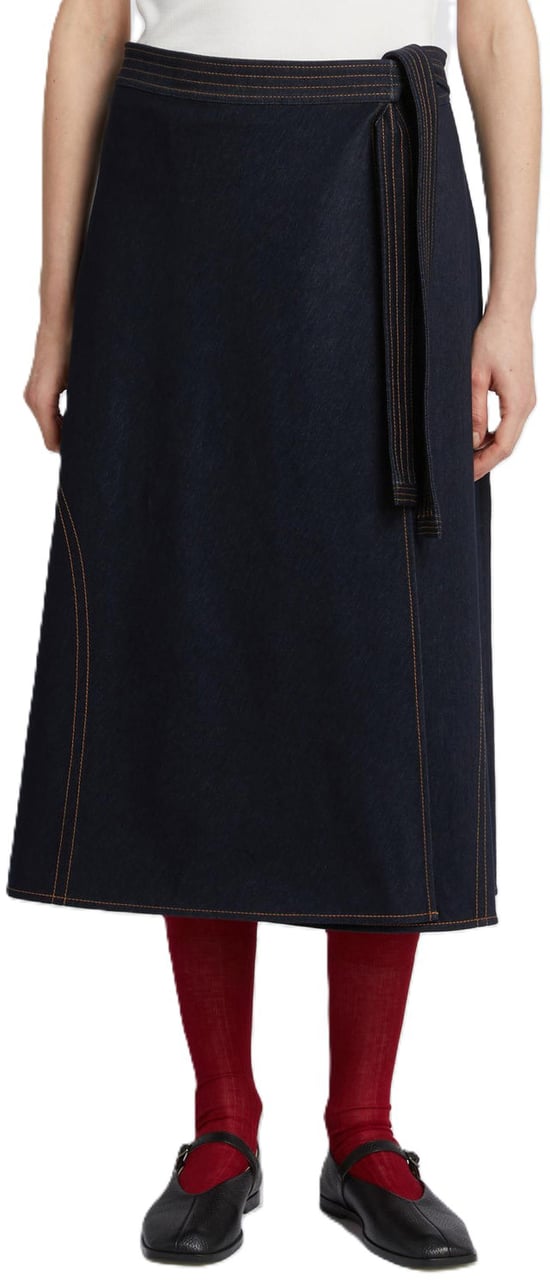 Max Mara Skirts Blu Notte Navy