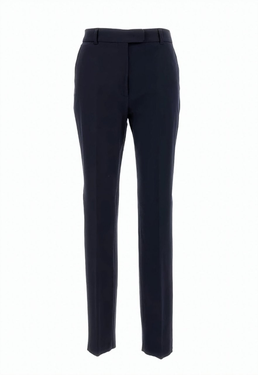 Max Mara Mstcasa Viscose Jersey Trousers Zwart