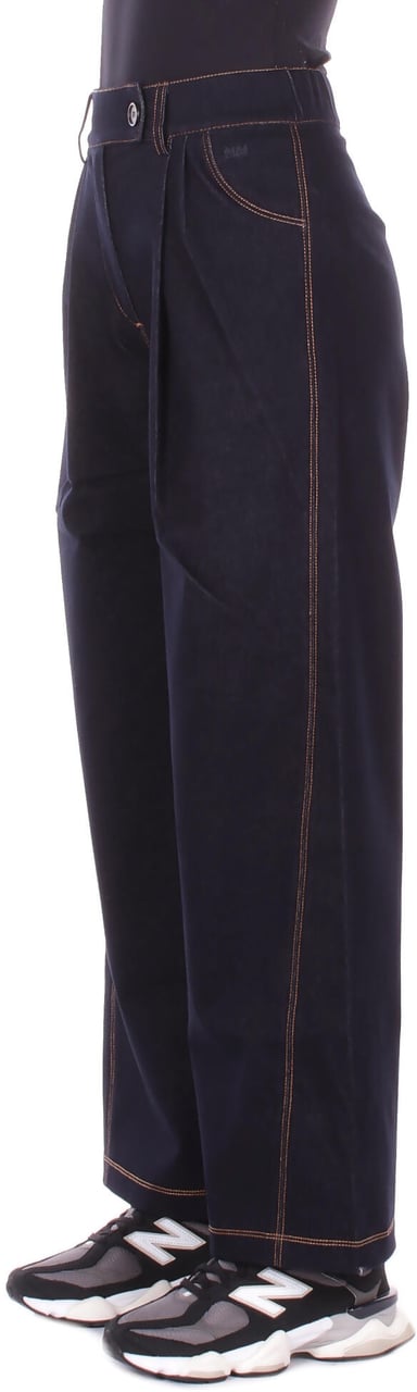 Max Mara Trousers Blue Navy