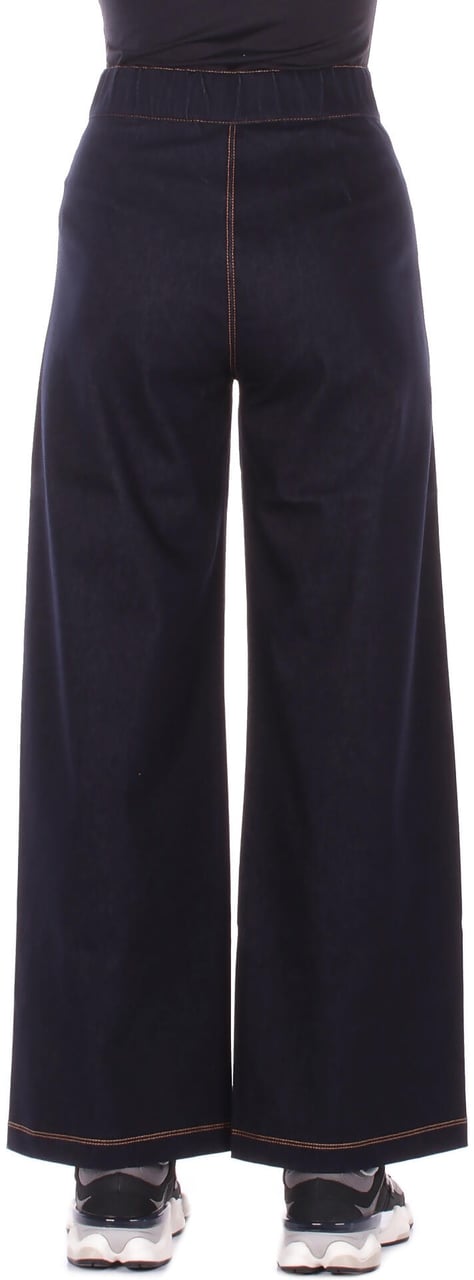 Max Mara Trousers Blue Navy