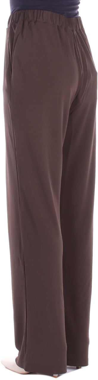 Max Mara Trousers Dark Brown Bruin