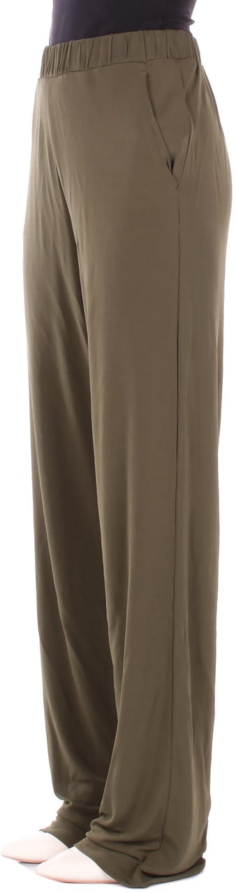 Max Mara Trousers Muschio Donkergroen