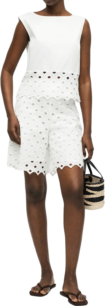 Max Mara Rtw Bianco Ottico Wit