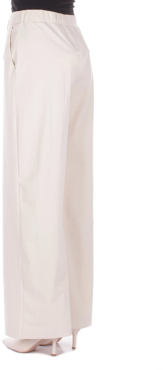 Max Mara Trousers Cream Wit