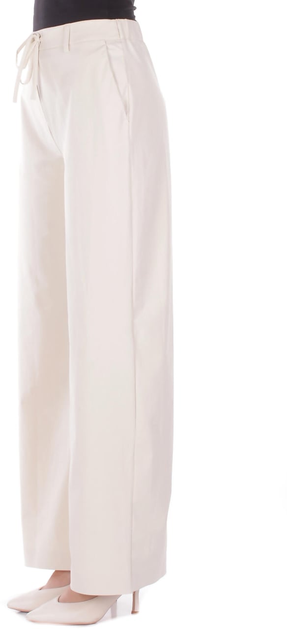 Max Mara Trousers Cream Wit