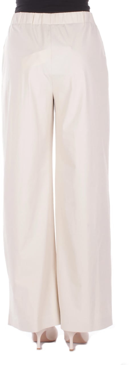 Max Mara Trousers Cream Wit