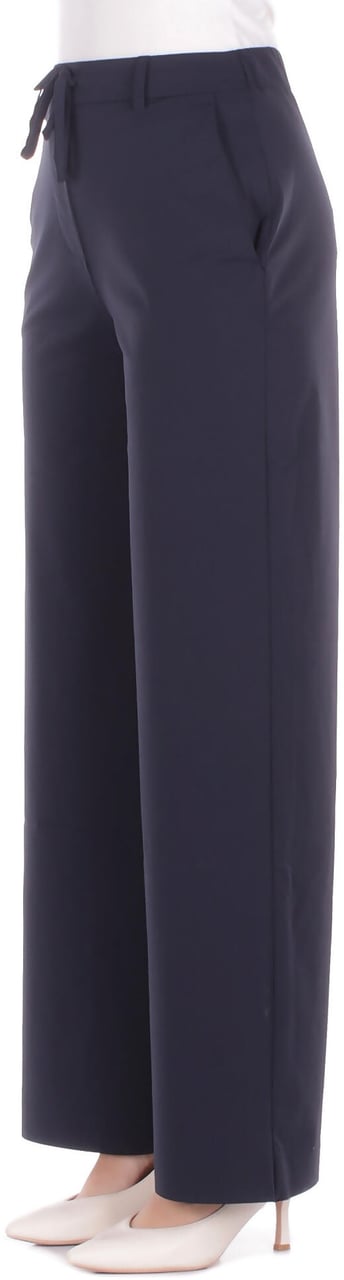 Max Mara Trousers Blue Blauw
