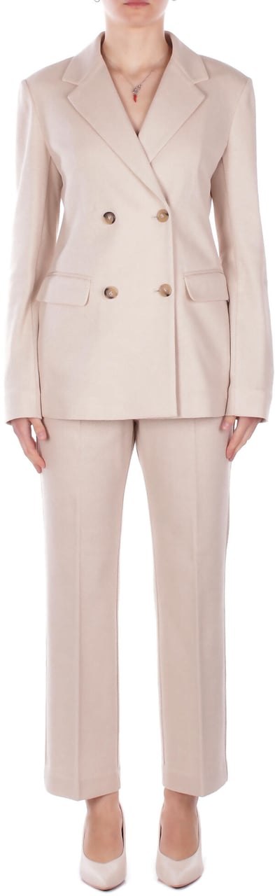Max Mara Trousers Cream Beige