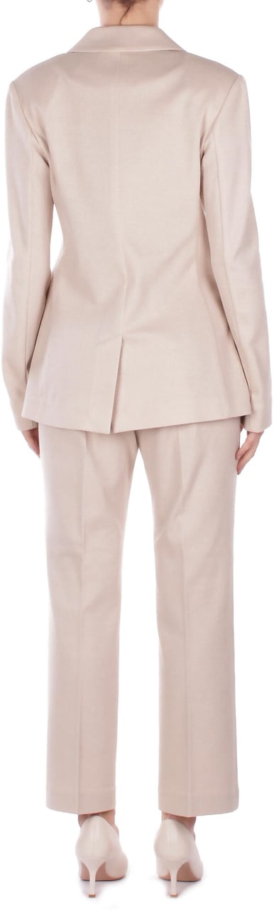 Max Mara Trousers Cream Beige