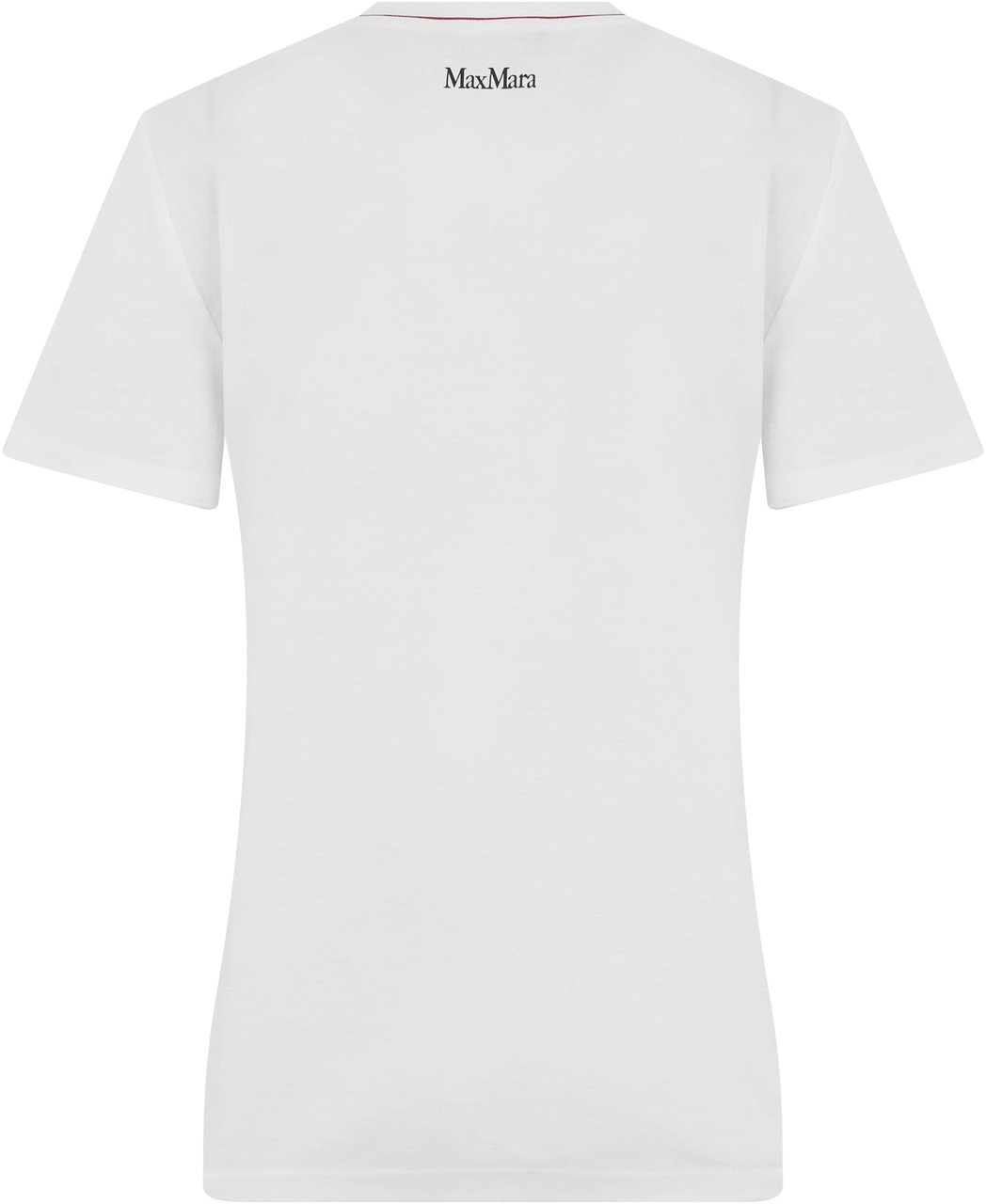 Max Mara Cotton t-shirt with logo Wit