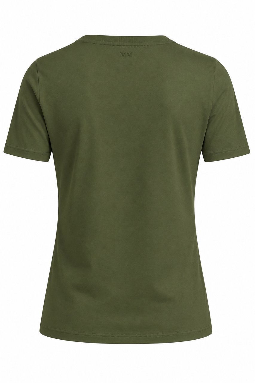Max Mara T-Shirts And Polos Verde Donkergroen