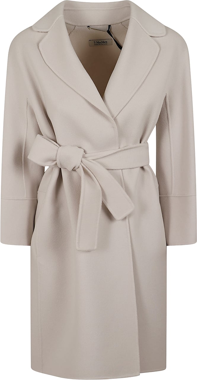 MAX MARA S Cappotto midi ARONA Wit