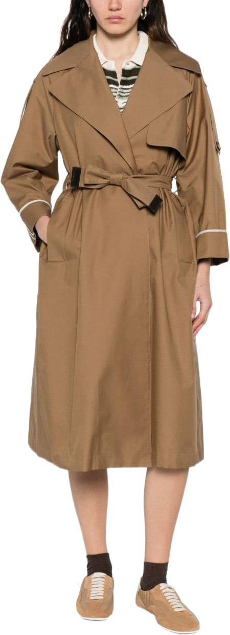 Max Mara Coats Brown Beige