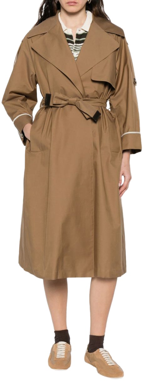 Max Mara Coats Brown Beige
