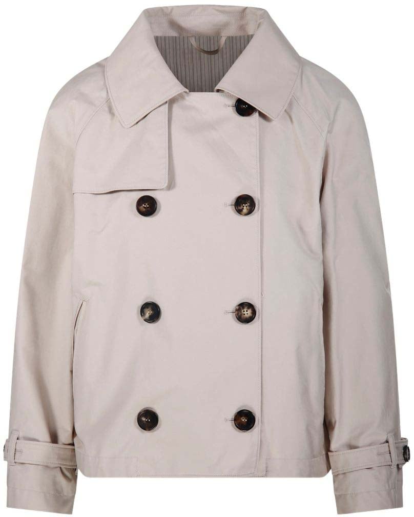 Max Mara Coats Natural Beige