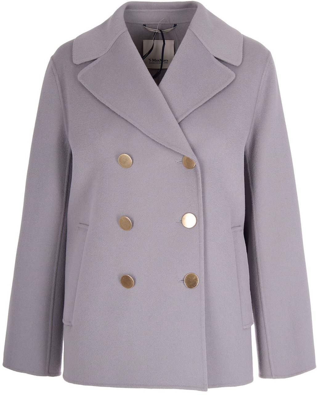 MAX MARA S Giacca bottoni oro MARGOT Lichtblauw