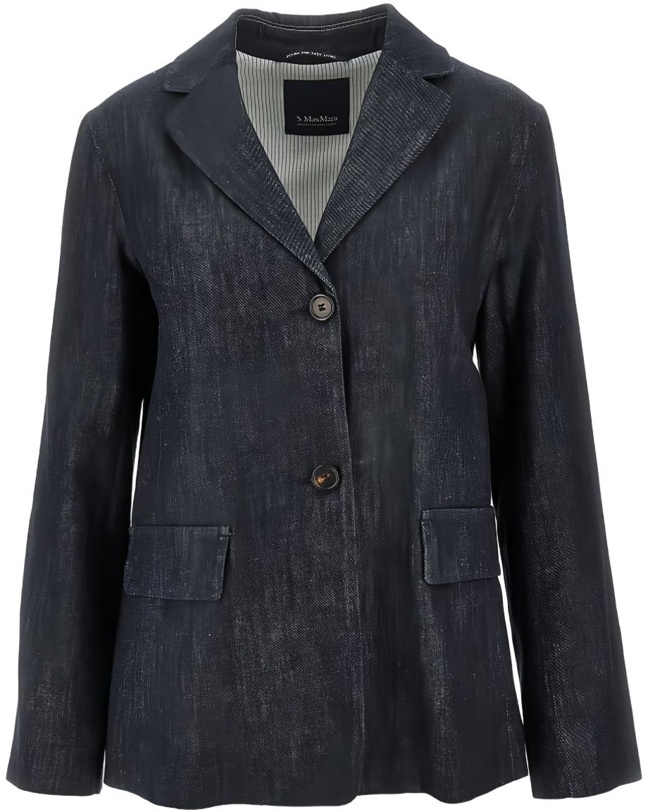 Max Mara 'S Max Mara Jackets Blue Navy