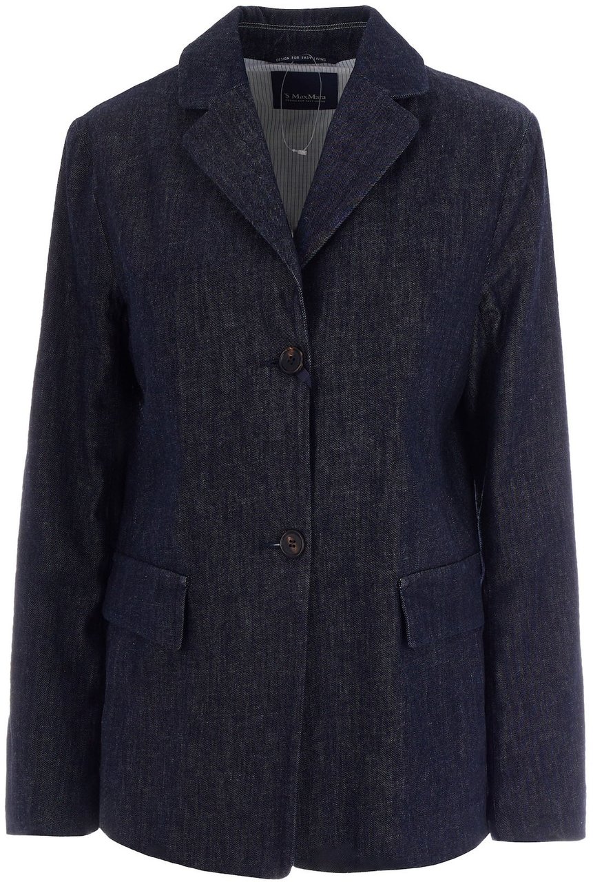 Max Mara 'S Max Mara Jackets Blu Marino Blauw