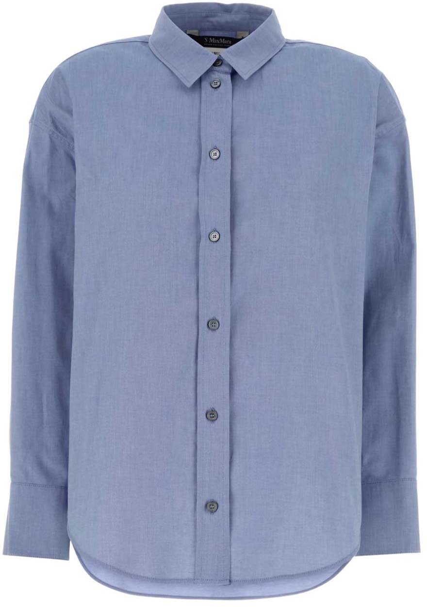 Max Mara Shirts Blu Blauw