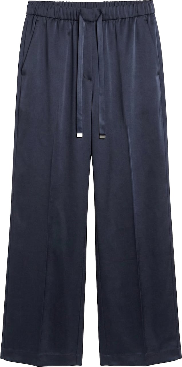 Max Mara Trousers Blu Navy Navy