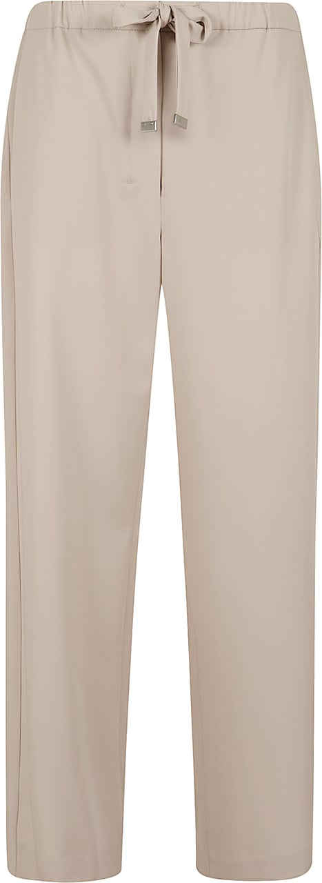 MAX MARA S Pantalone lungo coulisse ARGENTA Beige
