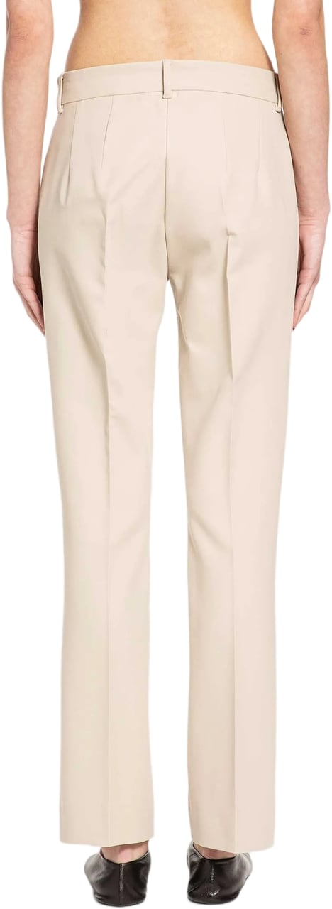 Max Mara Black Fatina Straight-Leg Tailored Pants Zwart