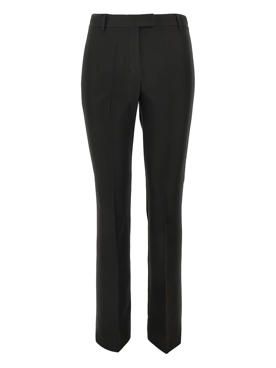 Max Mara Black Fatina Straight-Leg Tailored Pants Zwart